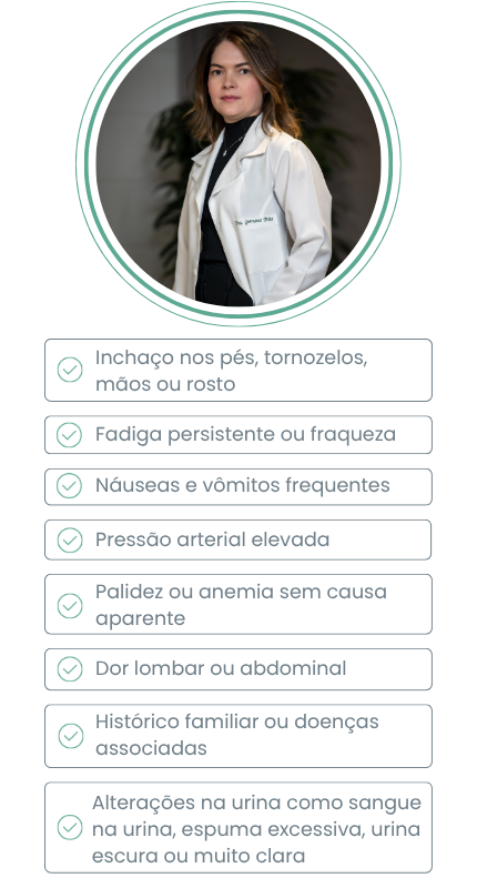 Sintomas para procurar uma nefrologista em mobile